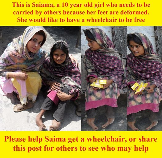 Help Selma Get A Wheelchair