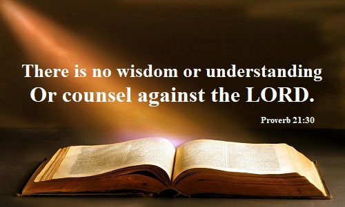 Christ Is The Wisdom Of God Proverb 21:30