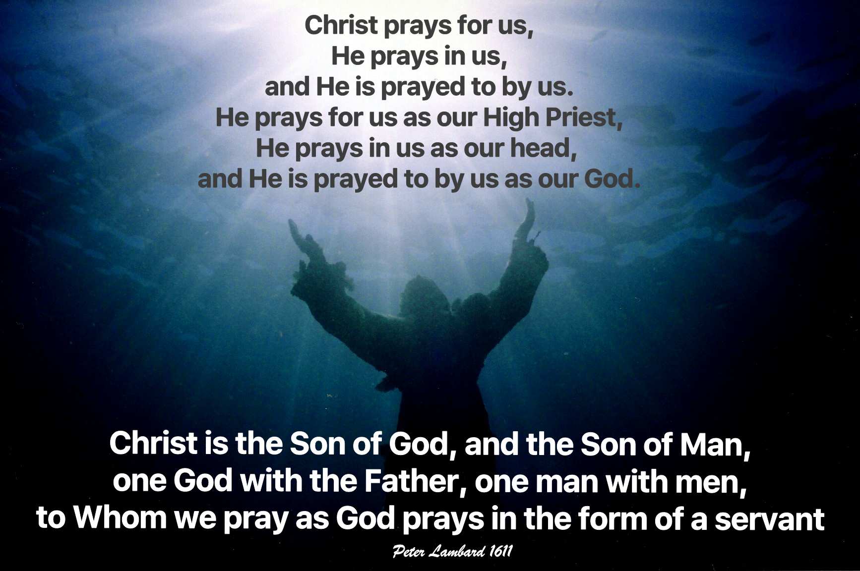 Christ Prays For Us In The Dark [Psalm 86]