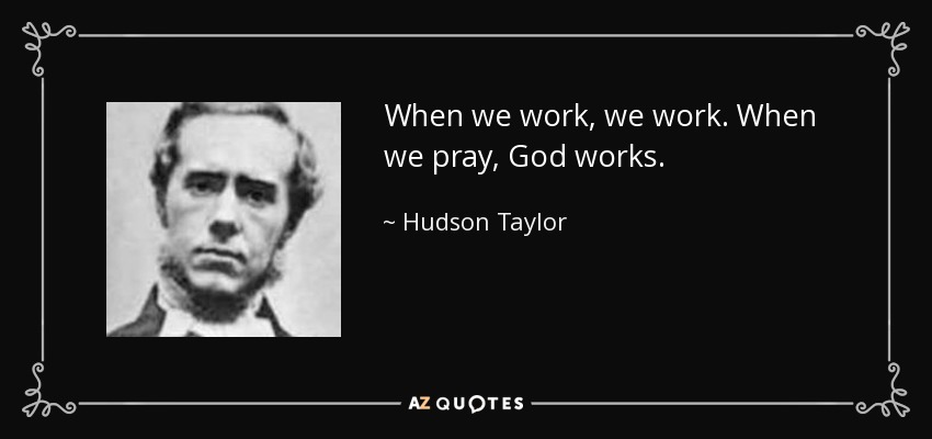 Pray Before You Work