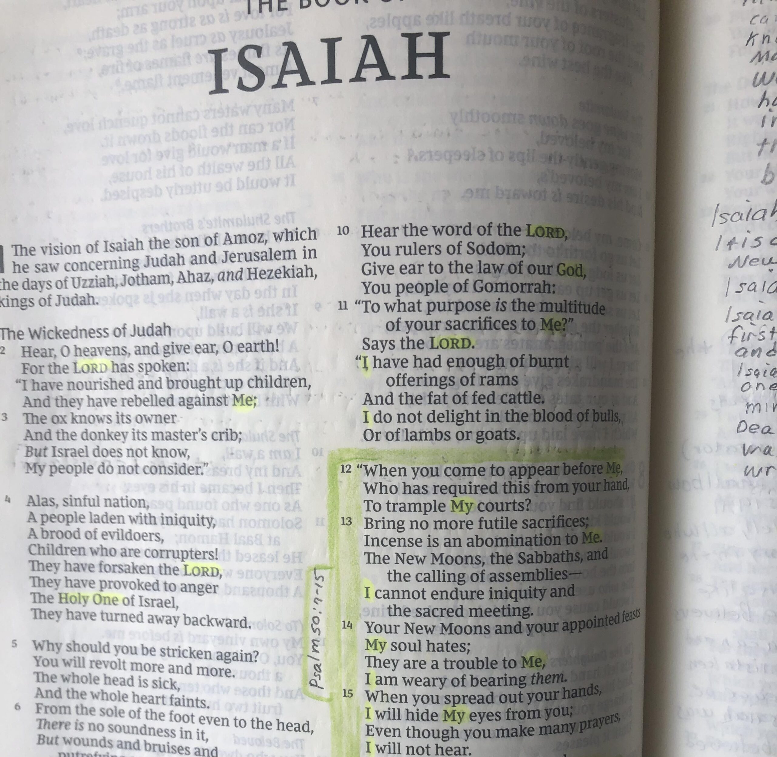 Thoughts On Isaiah Chapters 28-32